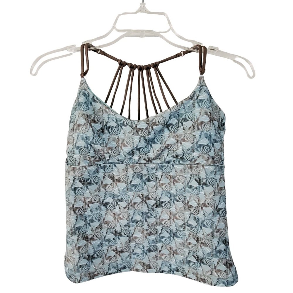 Excellent Used Condition PRANA Women's MERROW TANKINI SEASIDE SAFARI Medium